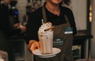 A tasty hot chocolate at Greendale Farm Shop Cafe