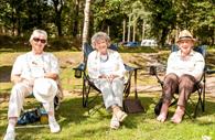 Haldon Forest Park - Forestry Commission - people sitting