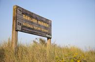 Dawlish Warren national nature reserve sign