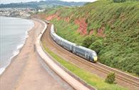 GWR train on Dawlish line