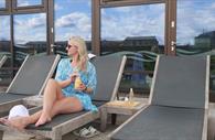 Relax outside at The Spa, St Sidwell's Point