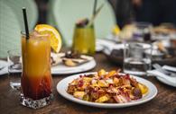 Colourful food and drink at Crave