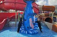 Children's play area at Shipwreck Island.