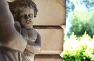 Admire the statues