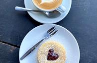 Coffee and biscuit