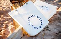 Sails and Canvas bag on the beach