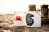 Sails and Canvas crab and shell bag