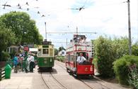 Seaton Tramway Car 2 trundling through Devon's glorious valley.