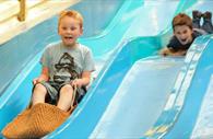 Child on the slide