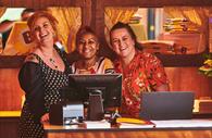 Happy, smiling staff at Brightside.
