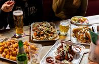 Delicious food and refreshing drinks at The Old Fire House.