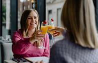 Toasting friendship at Princesshay