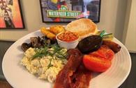 Full English breakfast at The Turk's Head