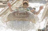 Log flume at Crealy Theme Park