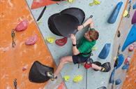 Indoor fun at Quay Climbing Centre