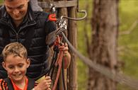 Explore the rooftops at Go Ape Haldon