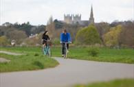 Cycling along the canal