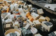 A wide selection of locally sourced cheeses to choose from.