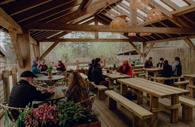 Outdoor seating and space