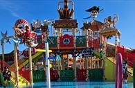 Shipwreck Island, an interactive aqua-playground for children aged 12 and under.