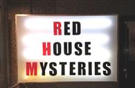 Red House Mysteries signage