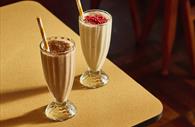 Enjoy a classic milkshake.