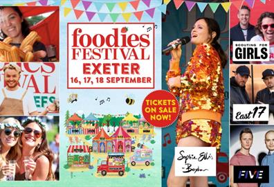 Foodies Festival: 16-18 Sept