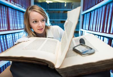 Exeter Library's Special Collections 'White Glove' Experience