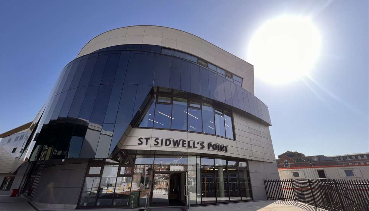 External shot of St Sidwell's Point