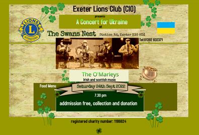 Exeter Lions Club benefit for Ukraine