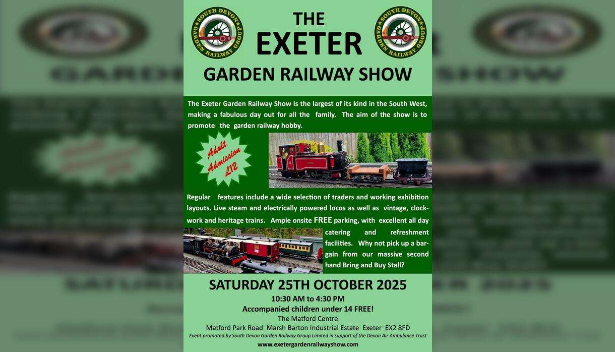 Exeter Garden Railway Show Exeter Garden Railway Show
