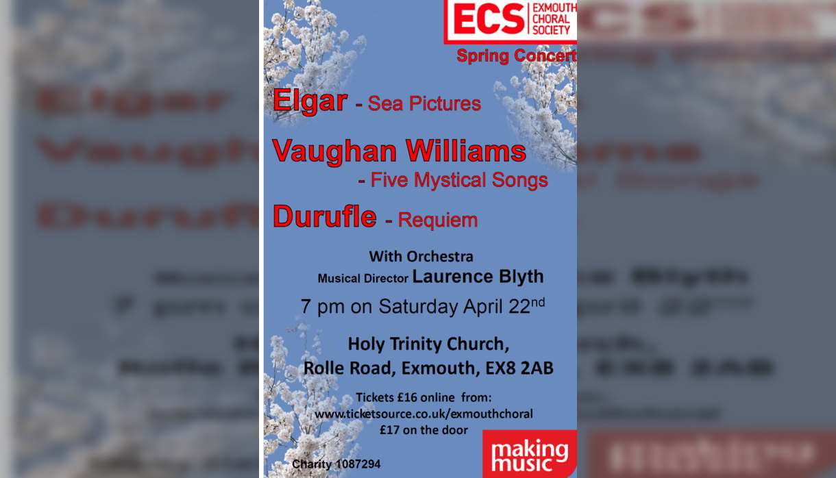 Exmouth Choral Society Spring Concert 2023