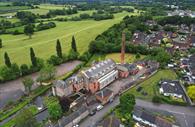 Coldharbour Mill external aerial shot