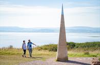 walkers at Orcombe Point, Exmouth