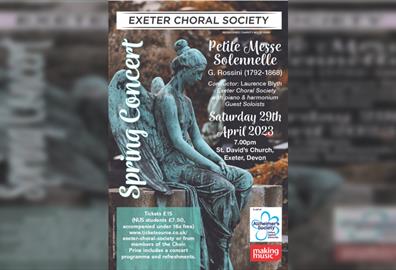 Rossini Petite Messe Solennelle concert with Exeter Choral Society