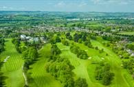 BIrd's Eye view of the golf pitches