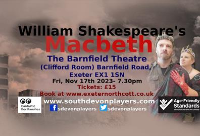 William Shakespeare's Macbeth, at Exeter Barnfield Theatre