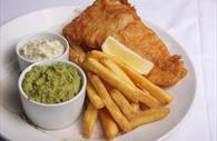 Fish and Chips at Amelia's Pantry