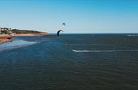 Exmouth kite surfers