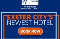 Exeter City's newest hotel advert