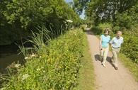 Walking beside the Grand Western Canal