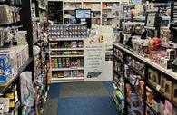 A huge range of board games, puzzles and collectables.