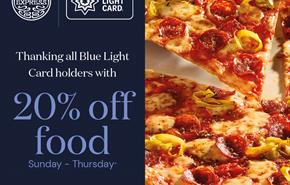 Pizza Express Blue Light Card Offer