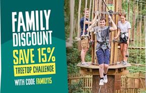 Treetop Challenge 15% discount