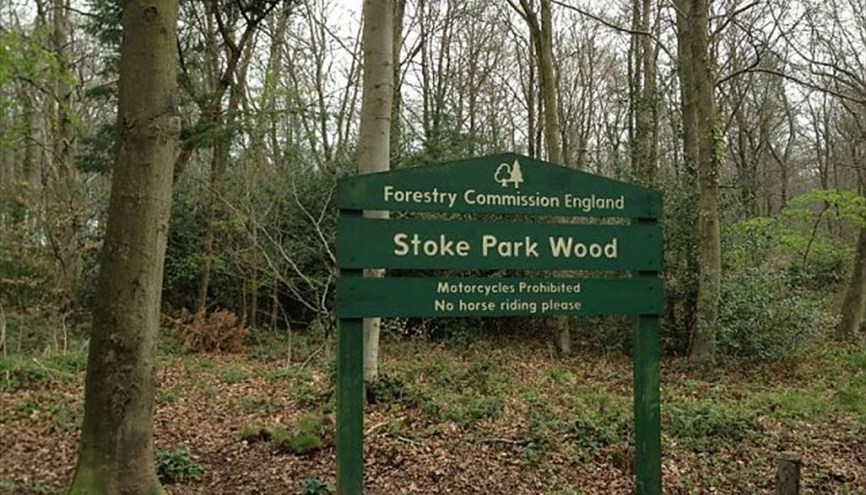 Stoke Woods, Exeter - signage