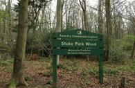 Stoke Woods, Exeter - signage