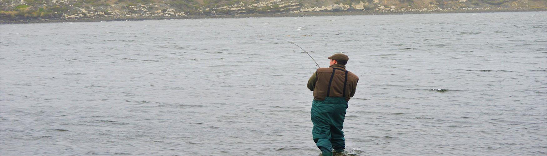 Trout fishing in the Falklands