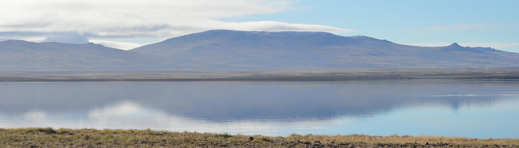 Mount Usborne is the highest peak of the Falkland Islands, located on the East Falkland