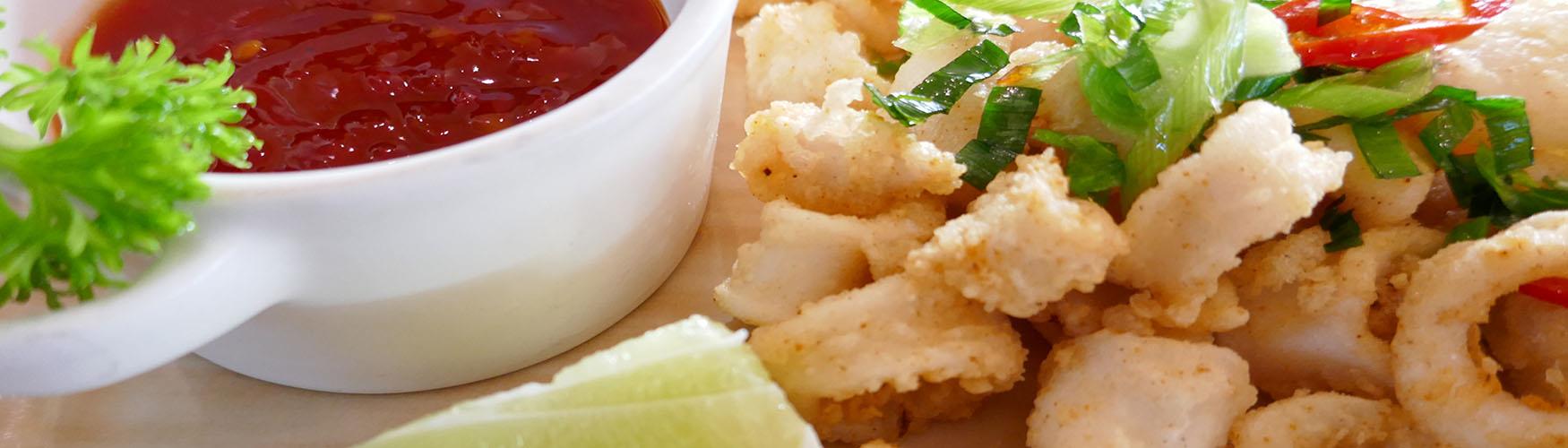 Local calamari, Stanley, Falkland Islands