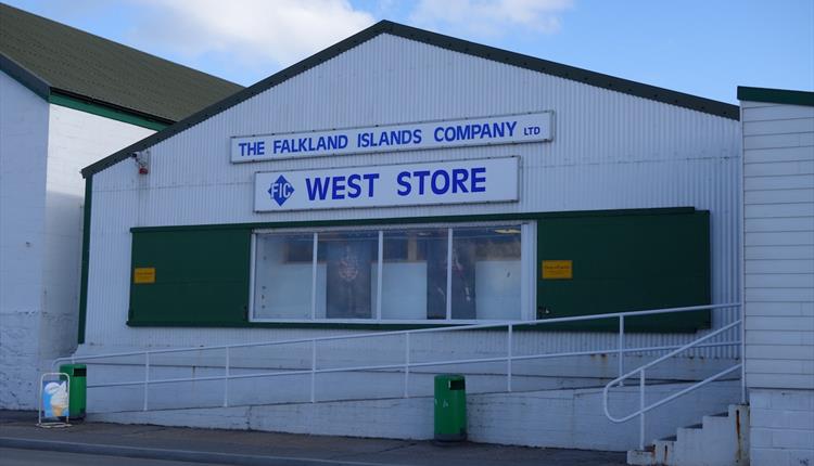 Interior of the West Store Supermarket, Ross Road, Stanley Capital of the  Falkland Islands Stock Photo - Alamy